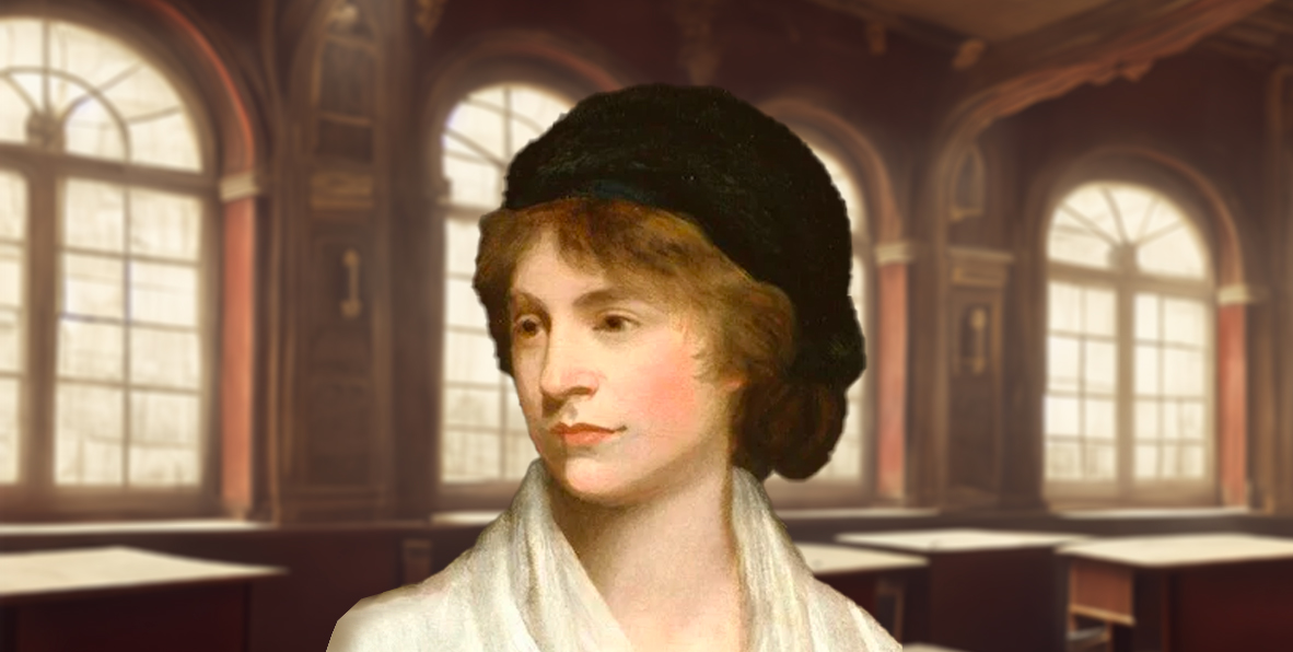 Mary Wollstonecraft in an 18th Century class room