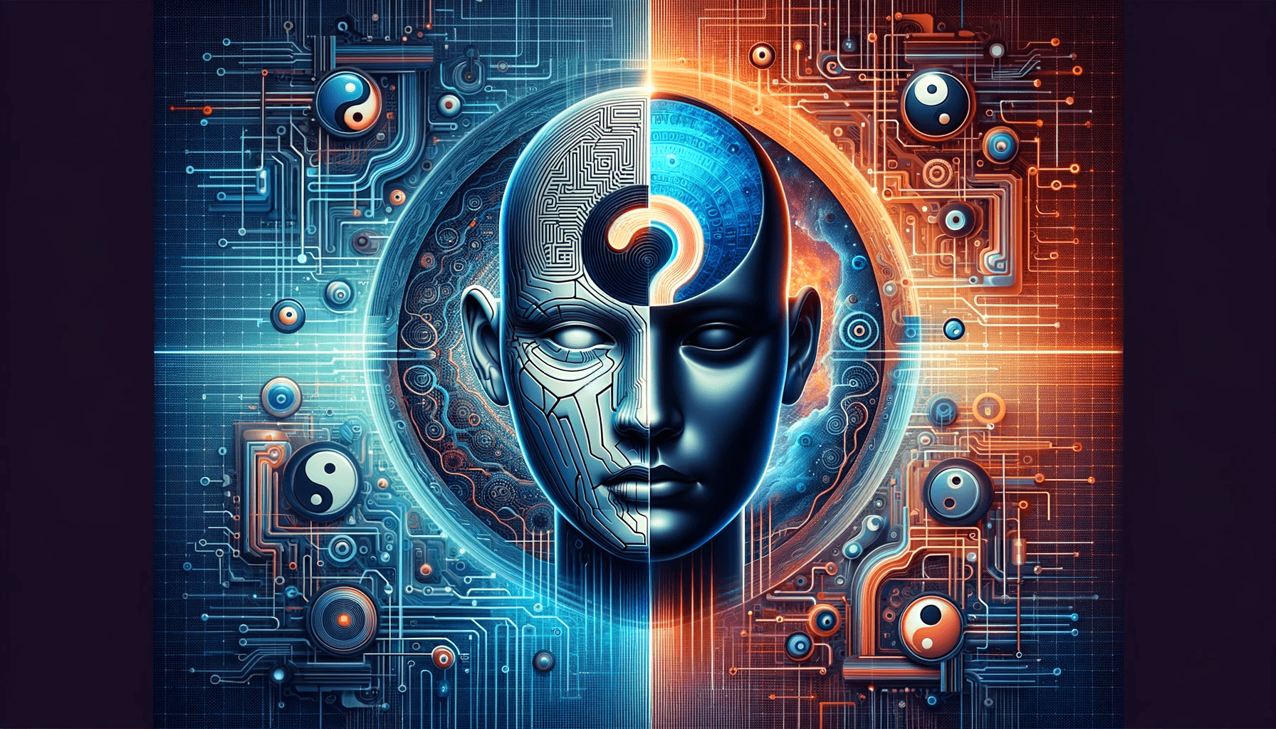 image inspired by our conversation about artificial intelligence, philosophy, and consciousness. It visually captures the themes and ideas we discussed, blending elements of technology and philosophical symbolism