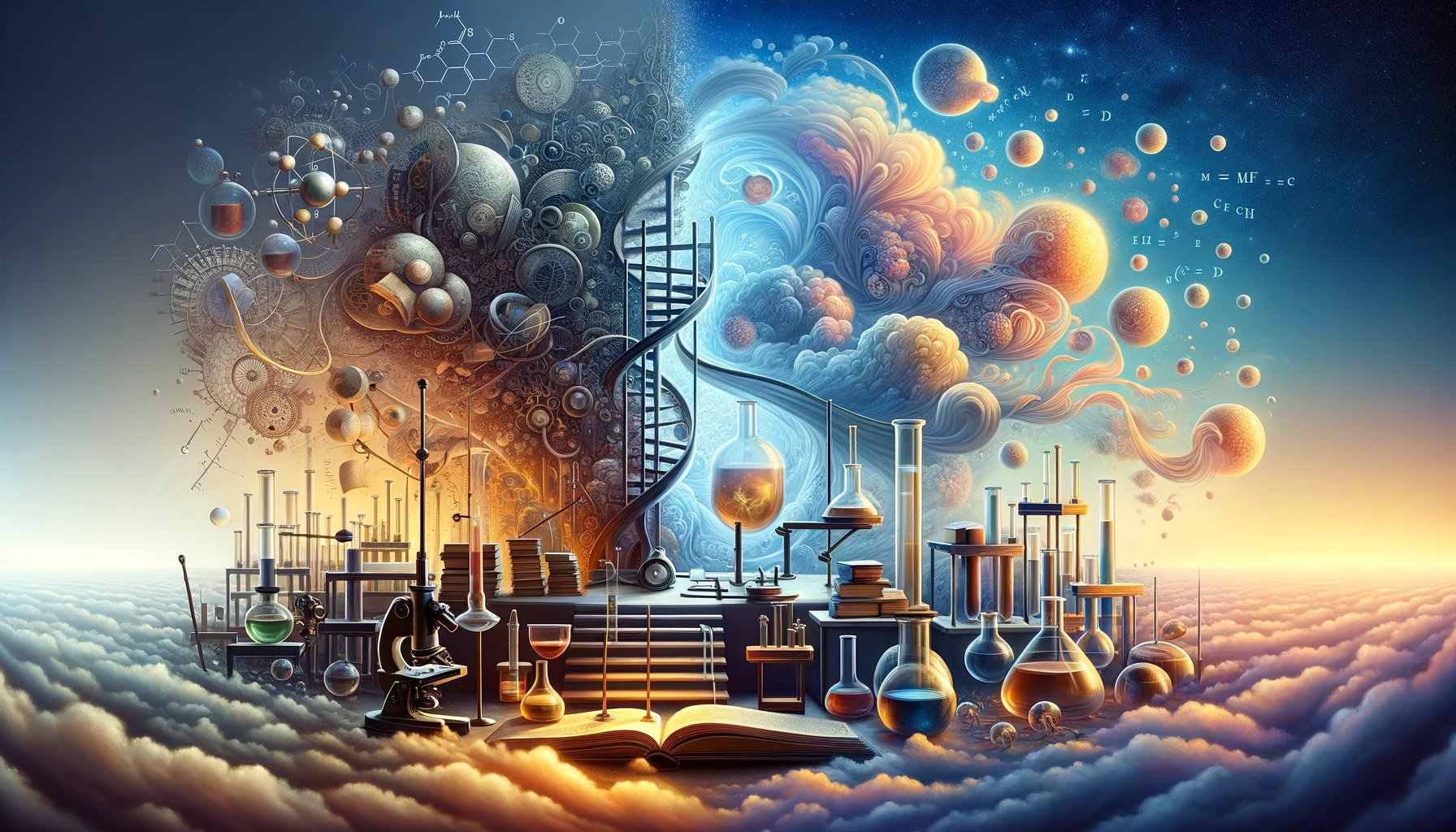 Dall·e Image Representing Gaston Bachelard's Philosophy