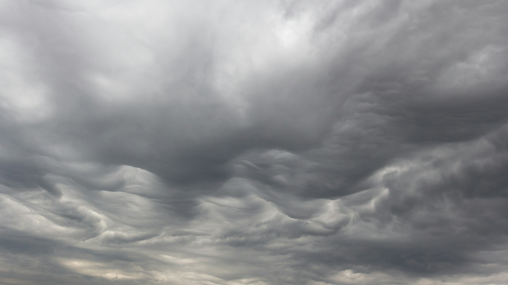 Rainy cloudy sky