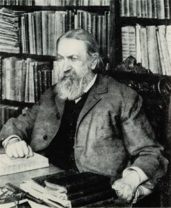 Ernst Mach in his library 